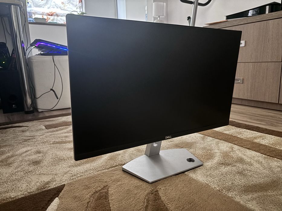 Monitor LED IPS Dell 23.8", Full HD (1920x1080), 75Hz, 4ms, AMD FreeSync™, FlickerFree, 2x HDMI, Jack, VESA, negru