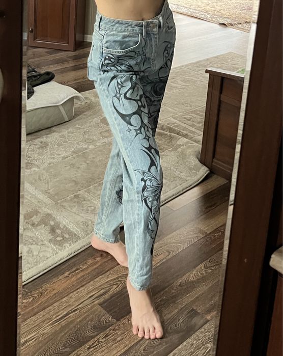 кастомные джинсы