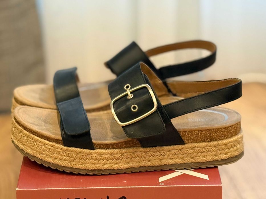 Сандали Aetrex Vania Cork Black - 42 номер, много добро състояние