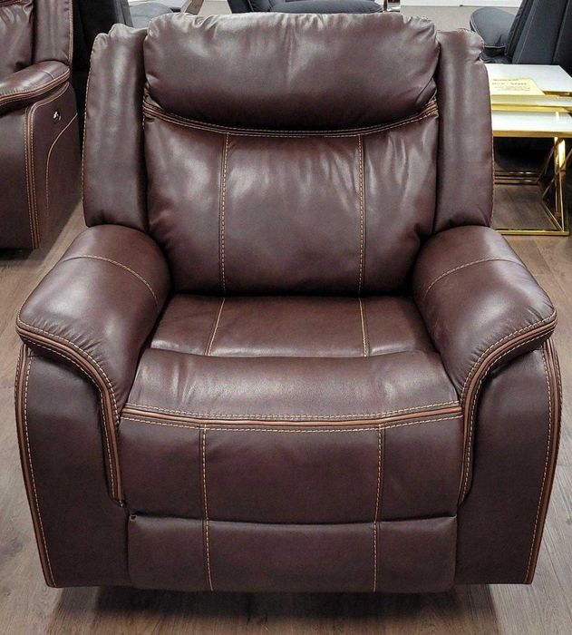 Fotoliu cu recliner si balansoar, culoare wenge inchis