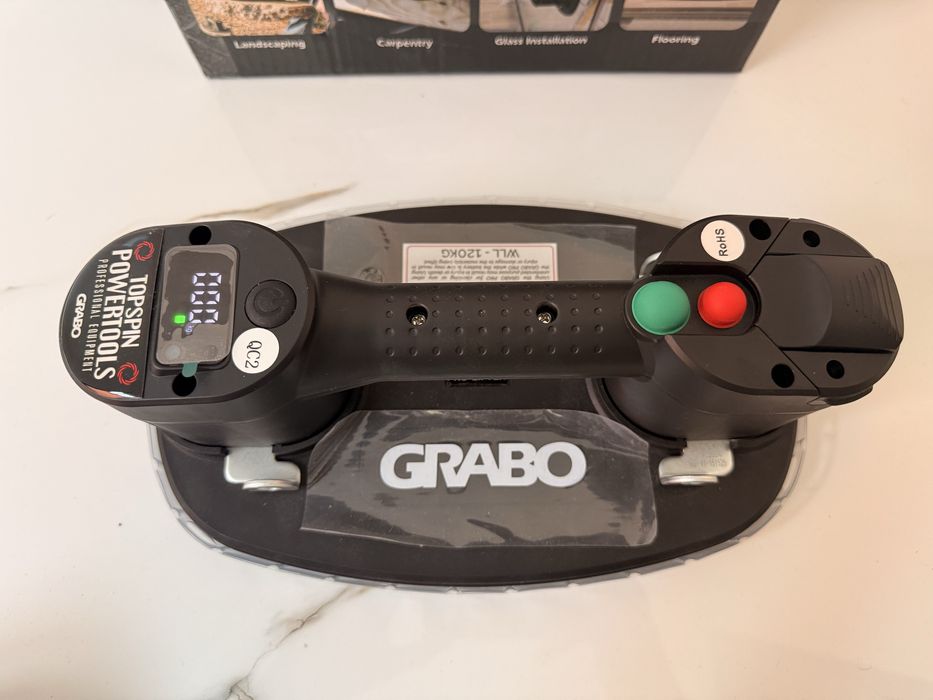 ventuza electrica GRABO Pro lifter 20 sticla, gresie, lemn, rigips