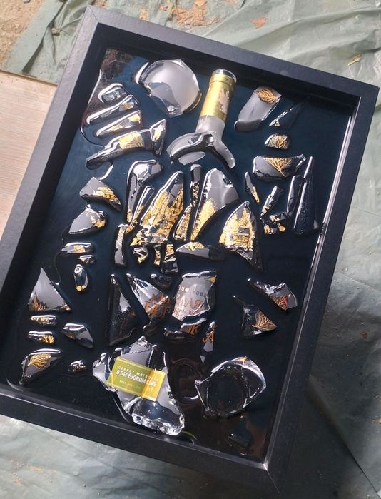 Декоративна картина, бутилка