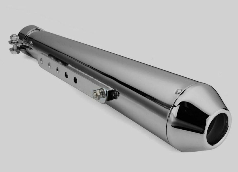 Evacuare toba moto conica bobber chopper cafe racer