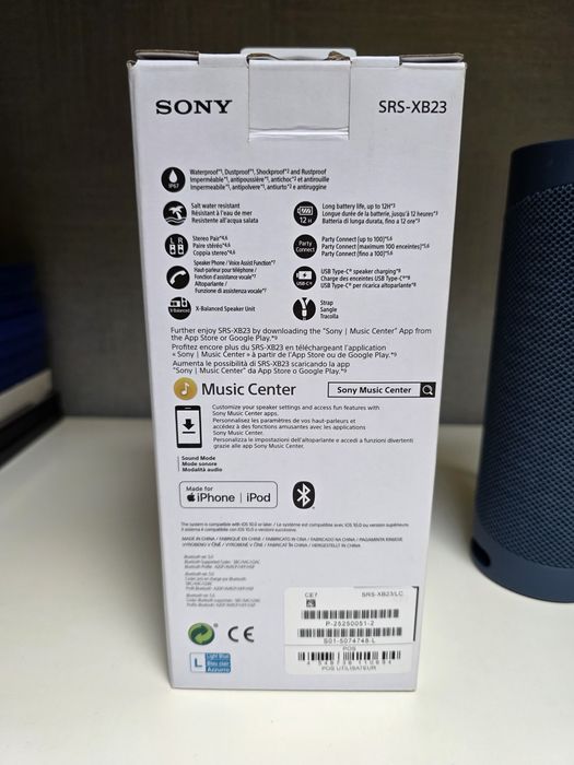 НОВА Bluetooth колонка Sony SRS-XB23