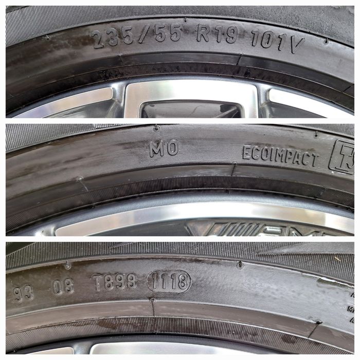Roti(jante+anvelope vară+senzori) Mercedes AMG GLC GLB GLE 235 55 R19 C253 X253