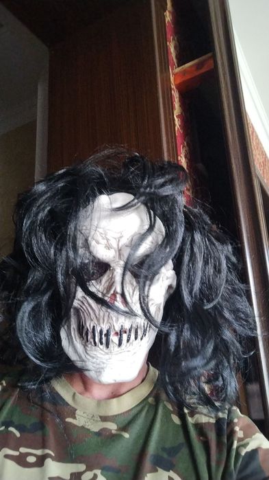 Маски страшилки резина пластик. Новые
