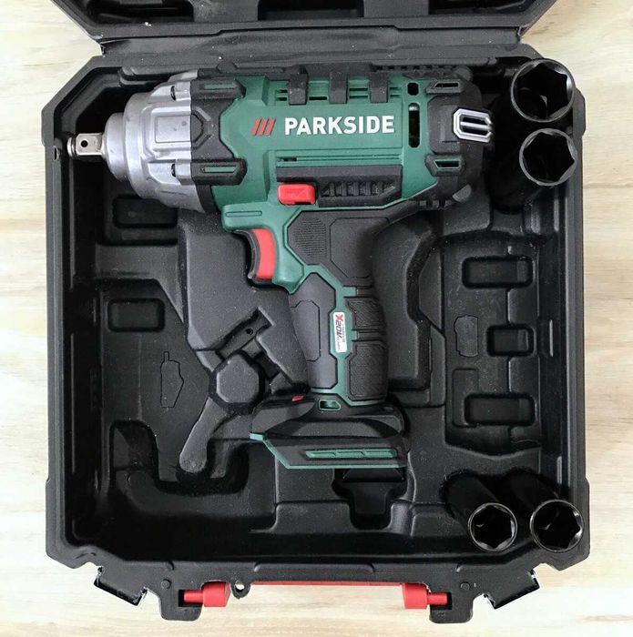 Чисто Нов Гайковерт Parkside 400Nm Ударен Вложки удърен гайковер