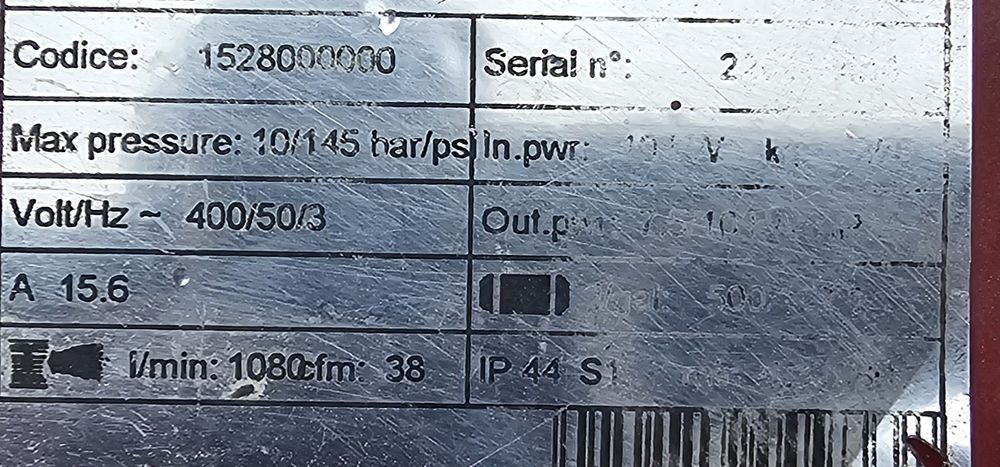 Compresor Fiac 500 litri cu pompa AB1500 mot 7,5 kw