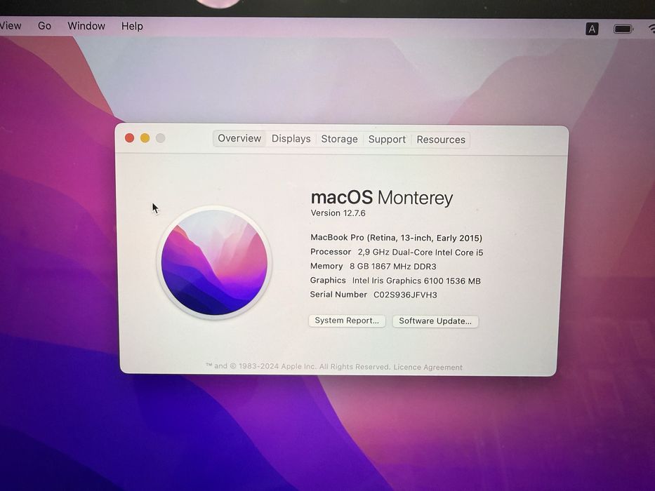 MacBook Pro 2015 i5 128GB