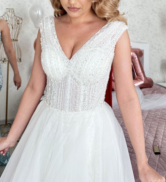 Rochie de mireasa cu corset sirena/printesa 2 in 1