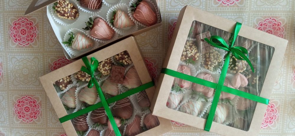 Клубника в шоколаде!