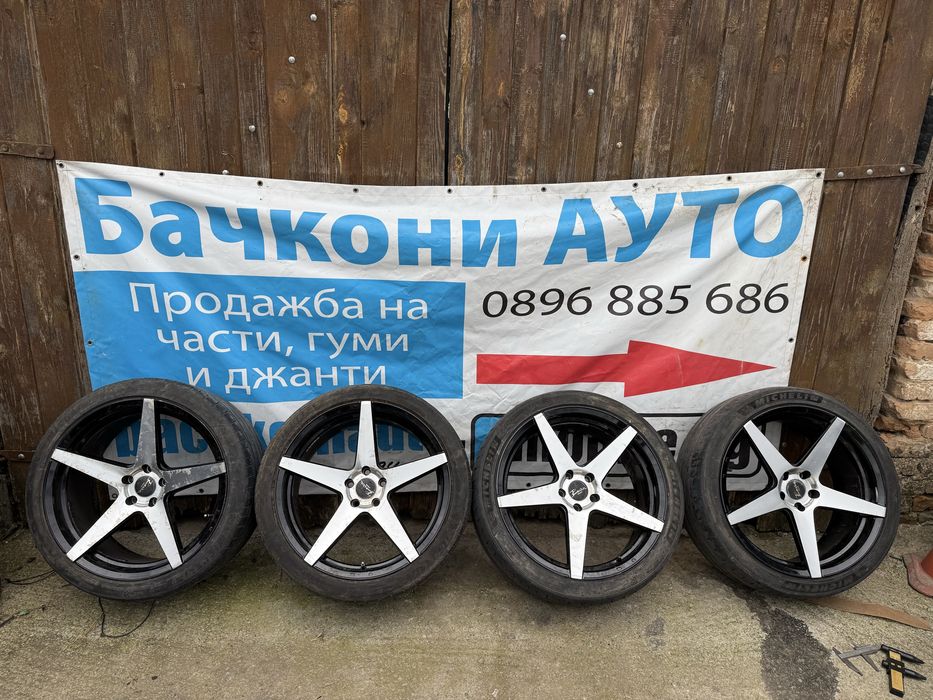 20 5х112 джанти с летни гуми спорт пакет vossen