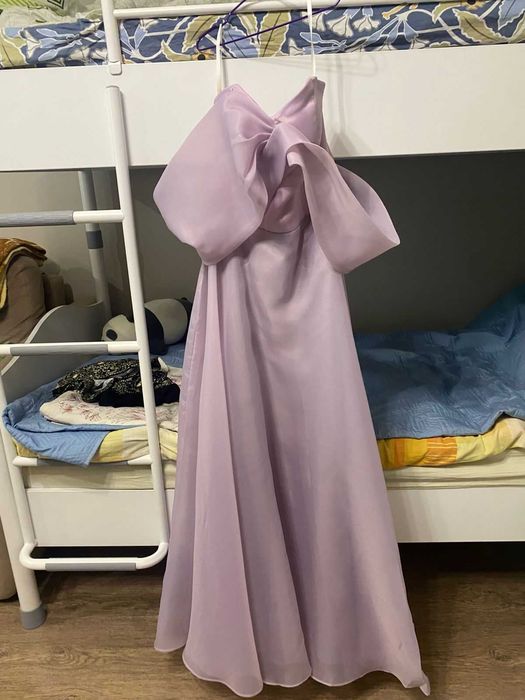 Платье на выпускной, фиолетовое