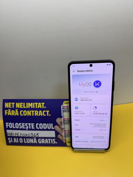 Nubia Flip 2 8+256 gb