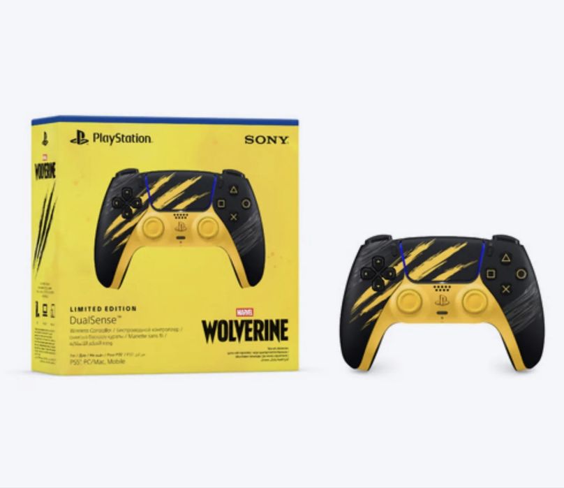 Sony Playstation 5 DualSense - Marvel’s Wolverine Battle Yellow Limited Edition