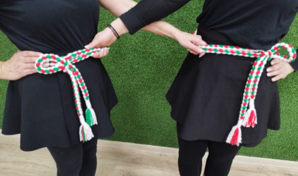 Плетени колани за танци