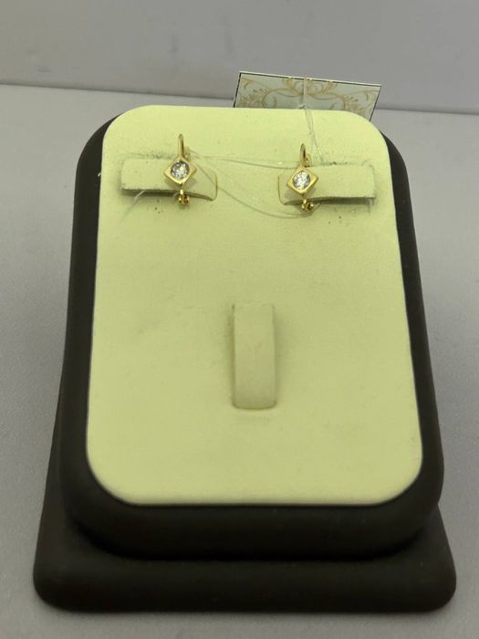 Золотые серьги, 585 / СА 967606