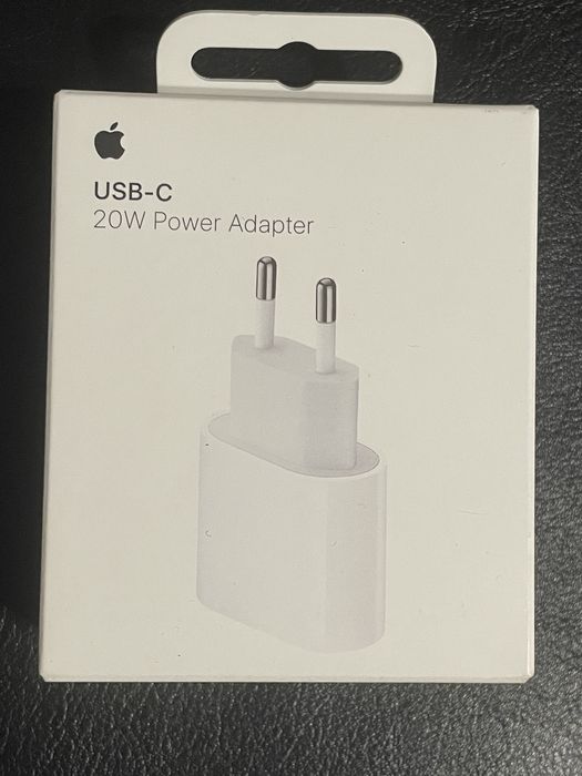 ОРИГИНАЛЕН Apple 20W USB-C адаптер за iPhone .Бързо зареждане