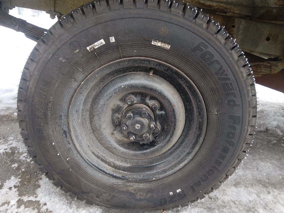 Колёса с дисками на УАЗ r15