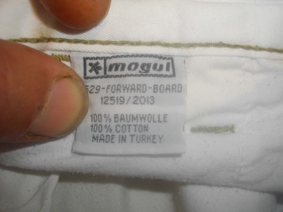 Мъжки №30-Маркови Бели 7/8 Панталони-Летни-Mogul  094-Спортни-Памук