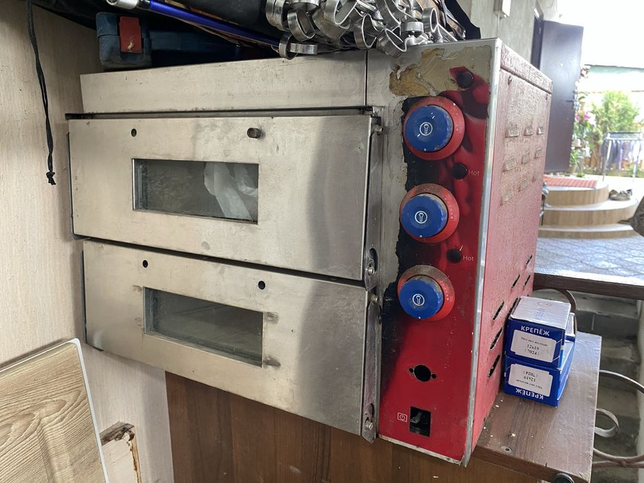 Пицца печка 2 секционная