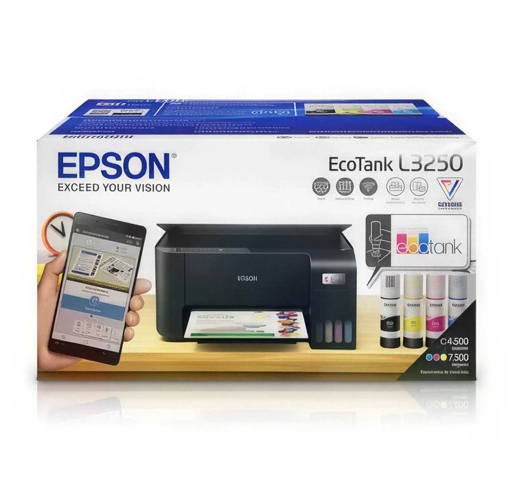 Epson EcoTank L3250 — Принтер 3-в-1 с Wi-Fi. Есть доставка