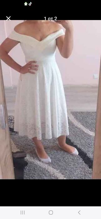 Дамска дантелена рокля