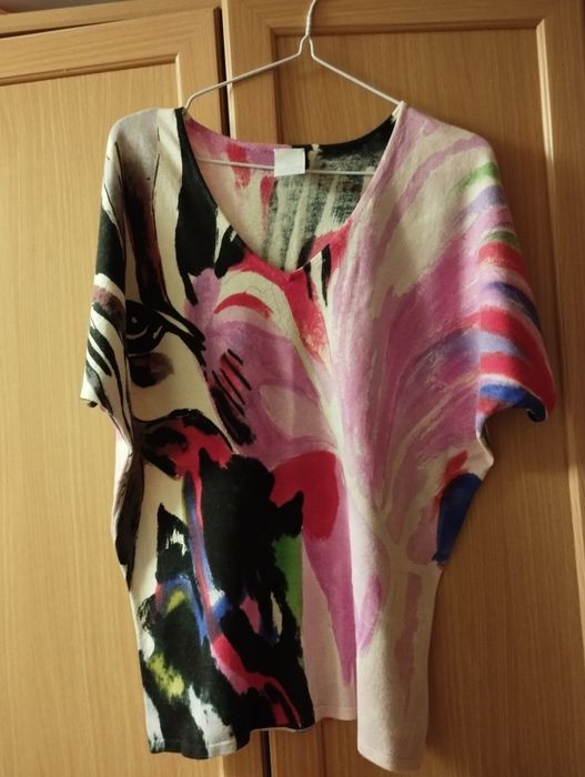 Пуловер с коротким рукавом