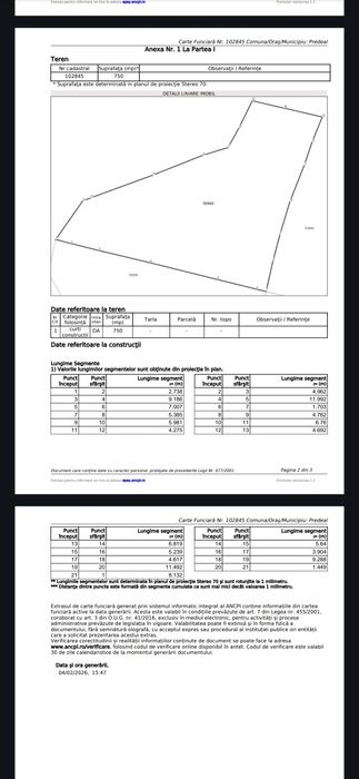 Pf vand teren Predeal