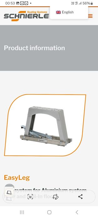 Caut picior scaun Schierle Easyleg