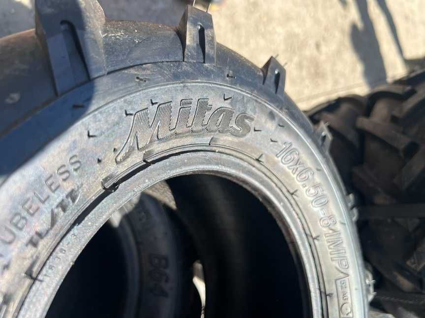 Cauciucuri 16x6.50-8 noi marca MITAS pentru tractor