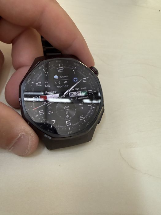 Smartwatch Huawei Watch GT 6 Pro, 46MM, Black Titanium Alloy Case, Black Fluoroelastomer Strap