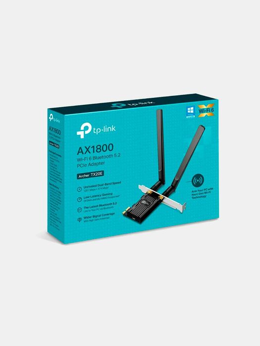 Tp-Link PCI Wifi 6 bluetooth адаптер приёмник wifi qabul qiluvchi