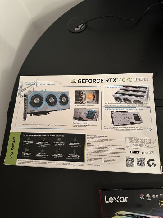 Placa video RTX 4070 Super Eagle OC ICE 12GB White