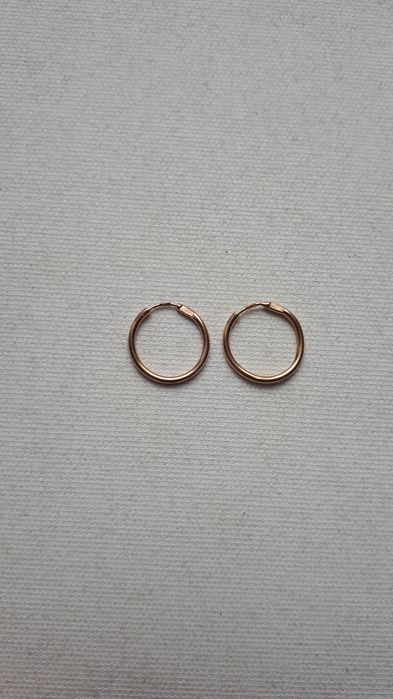 серьги золото детский, 585-п,ссср завод 0.9б-грам.