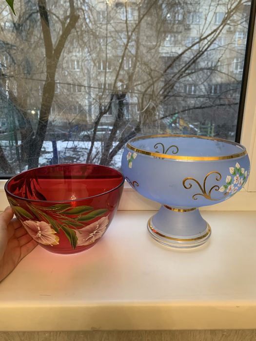 2 посуды фруктовница