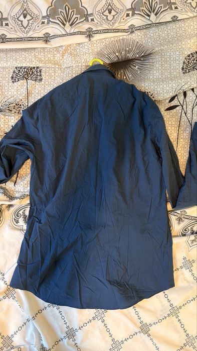 Genuine Calvin Klein Shirt slim fit “15 1/2”  риза royal blue