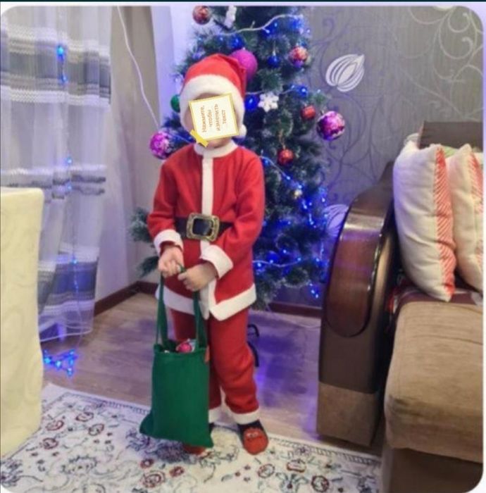 Костюм Санта Клауса 3-4 годика прокат аренда