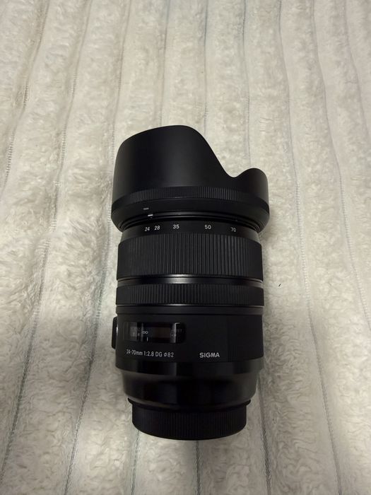 Obiectiv AF Sigma 24-70mm F2.8 OS HSM (A) pentru Canon