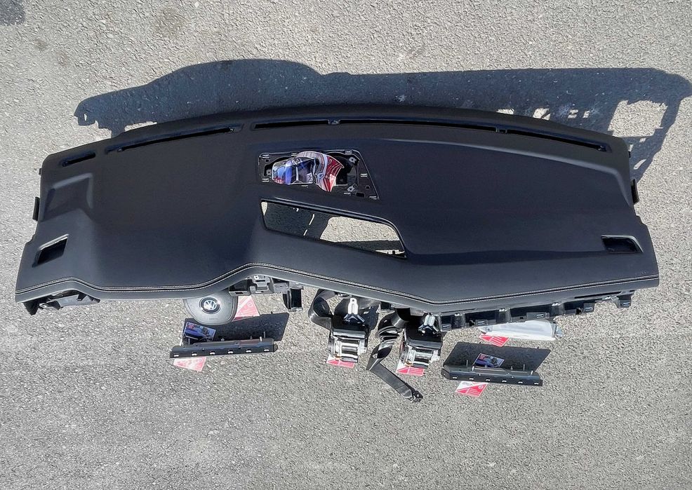 VW touareg 3 2018+ kit airbag volan pasager plansa de bord set centuri