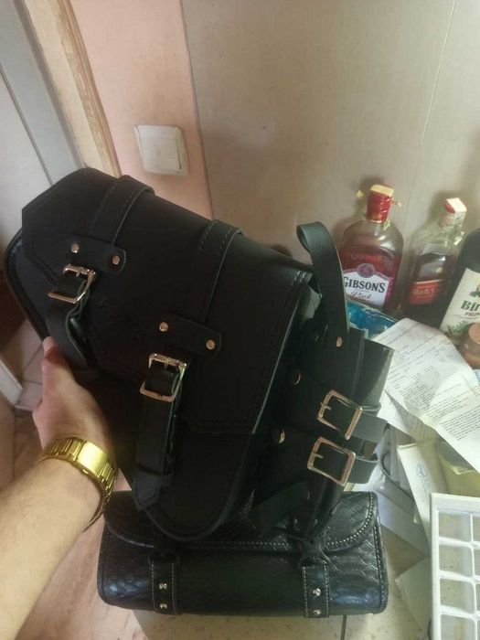 Чанти за Мотоциклет Нови Кожени