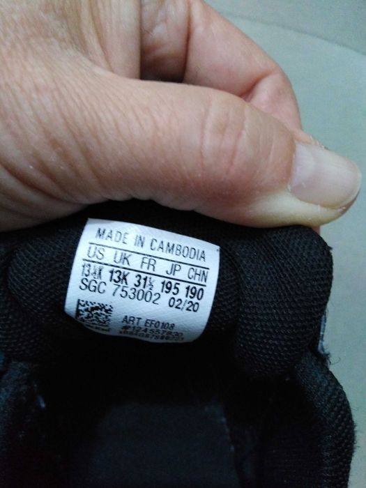 Детски маратонки адидас за момче и спортни обувки за момиче 36н.