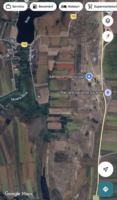 Teren extravilan 75 ari Ipotesti -Moara