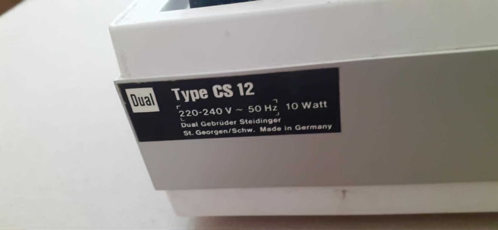 Грамофон Dual CS 12 / Dual 1214/