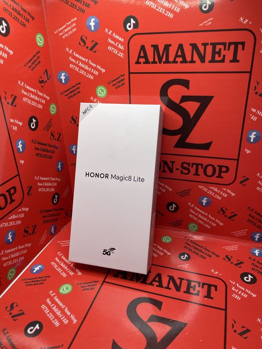 Honor Magic 8 Lite Sigilat Amanet SZ Non Stop