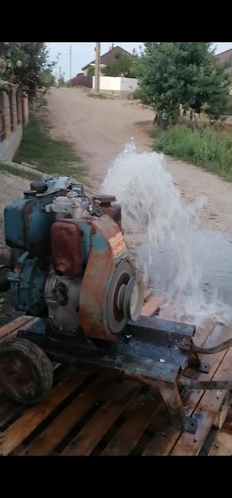 Motopompa pe motorina