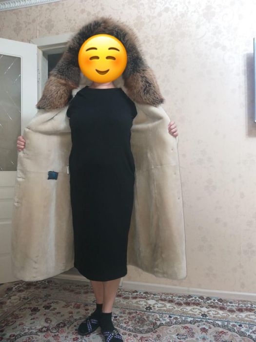 Дубленка кожанная