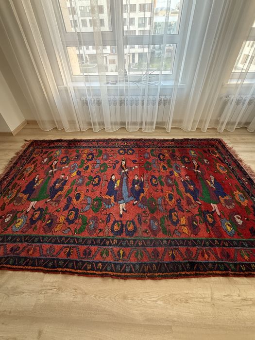 Ковер ручной работы из 100% шерсти