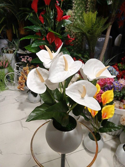 Suniy gullar va daraxtlar. Искусственные цветы и деревья прокат.