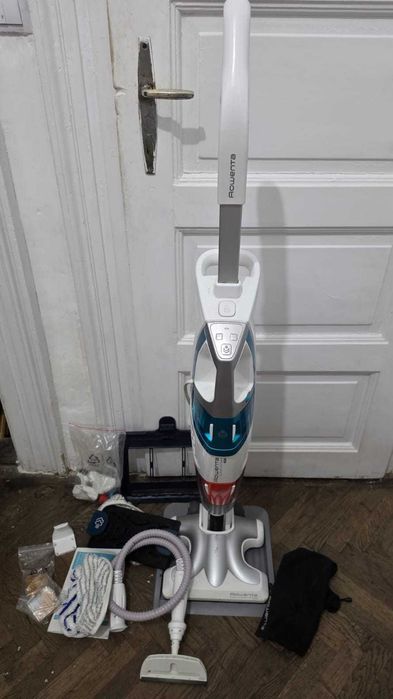 Aspirator vertical cu abur Rowenta Clean & Steam Multi RY8544WH – Ca nou!